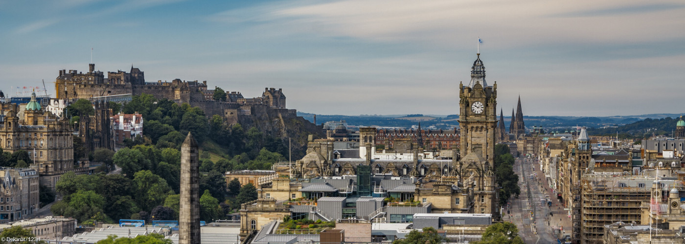 Blick über Edinburgh 