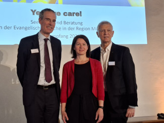 Stadtdekan Dr. Bernhard Liess, Kirchenrätin Dr. Barbara Pühl und Dekan Dr. Peter Marinković 