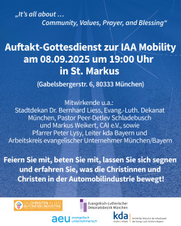 Gottesdienst zur IAA 2025