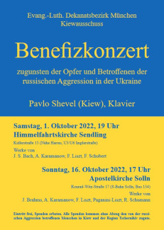 Benefizkonzert für die Ukraine