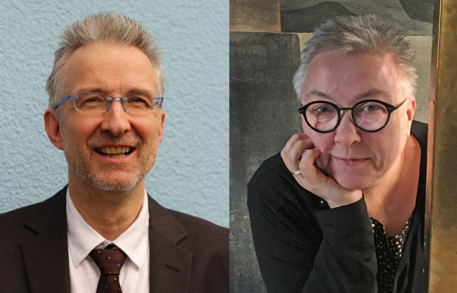 Dekan Grötzner, stellv. Dekanin Glaser